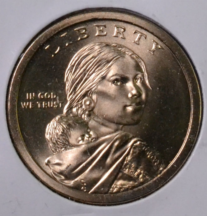 P Treaty With The Delawares Sacagawea Dollar Bu