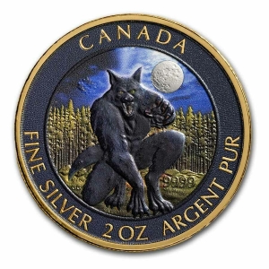 2021 Canada $10 - Werewolf: Full Moon Edition - Rogue Island (2oz