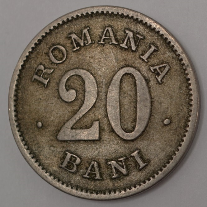 1900 Romania 20 Bani - Carol I