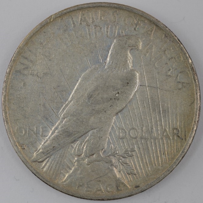 1935-S U.S. $1 - Peace Dollar (Toned) - F