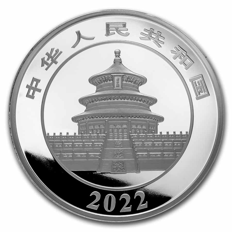 China Panda 150g good Silber 2022