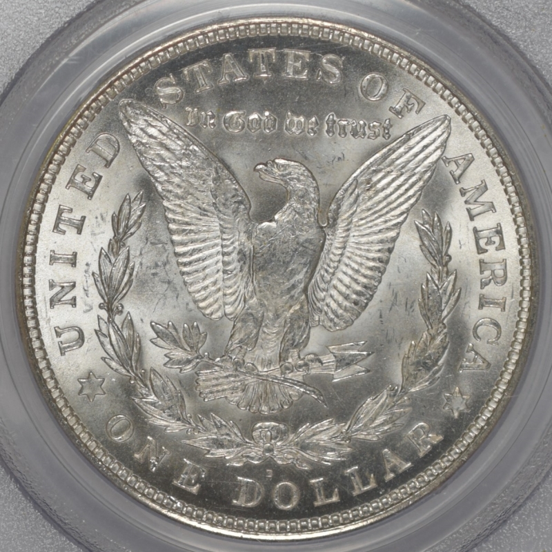 1921-D U.S. $1 - Morgan Silver Dollar - PCGS MS64