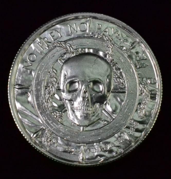 2 oz Silver Privateer High Relief Round