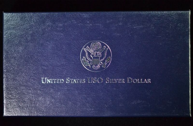 1991-S United Service Organization Commemorative Silver Dollar PF