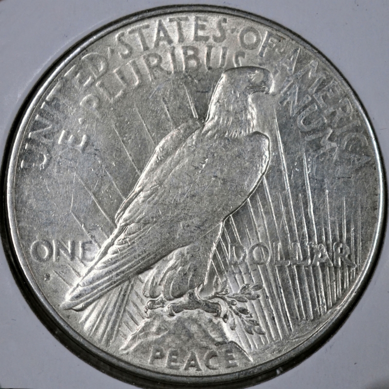 ONE(1) 1926-S $1 Peace Silver Dollar - About Uncirculated