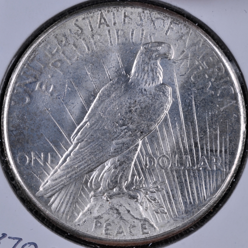 1927 $1 Peace Silver Dollar - Brilliant Uncirculated