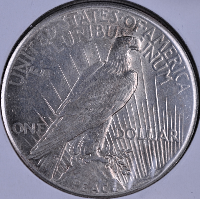1928 $1 Peace Silver Dollar - About Uncirculated Plus