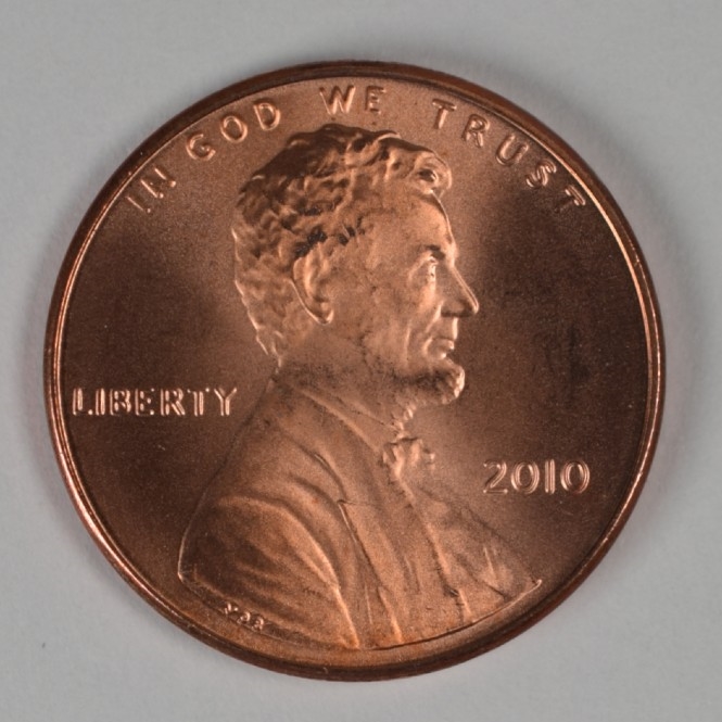 2010 1¢ Lincoln Shield Cent United States Mint Pds