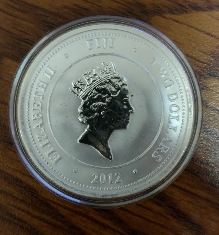 2012 1 oz Silver Fiji Taku