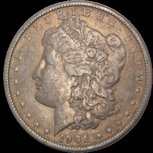 1901 U.S. $1 - Morgan Silver Dollar - EF